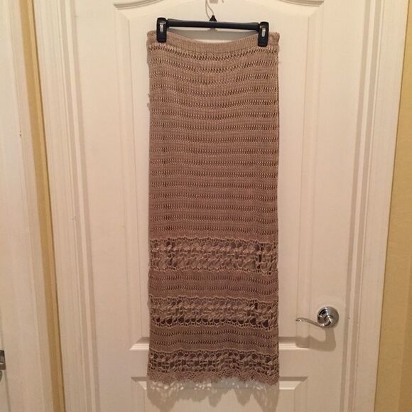 Chico’s Crochet Strapless Dress - Picture 1 of 8